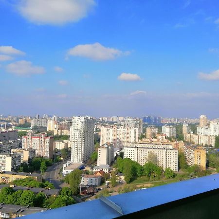 Видовая 25Й Этаж. Новый Дом. Шалимова, Isida. Шулявская, Гарматная, Индустриальный Мост. Космополитан. Большевик. Жд Вокзал. キエフ エクステリア 写真
